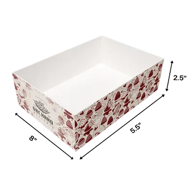 8 in x 5.5 in x 2.5 in 8 in x 5.5 in x 2.5 in - Custom Poly Mailers