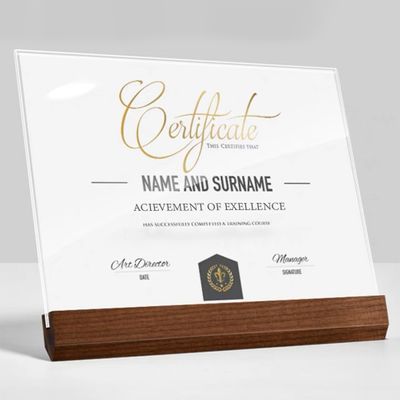 Acrylic Certificates